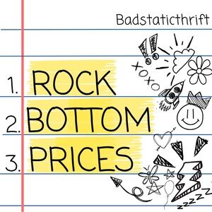 ROCK BOTTOM PRICE SALE 🤩🤑